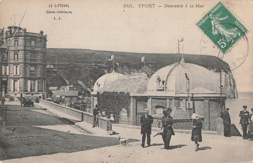 Yport descente la mer - à,