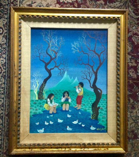 Quadro naif serbo jugoslavo