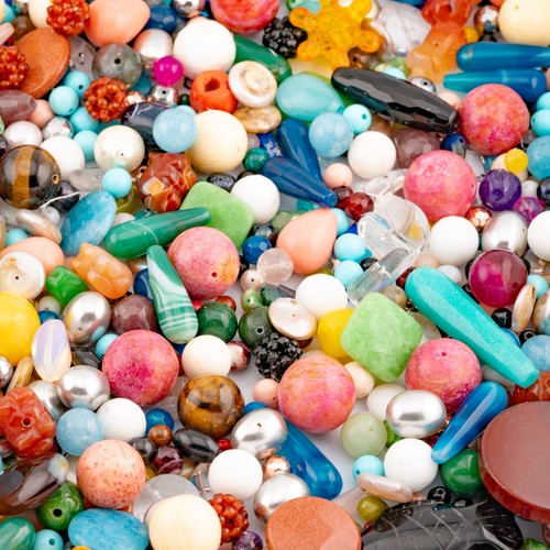 100g natural gemstone - natural, beads
