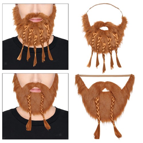 Barba finta intrecciata per