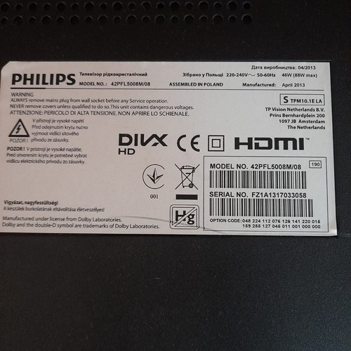 Scheda madre philips - scheda,