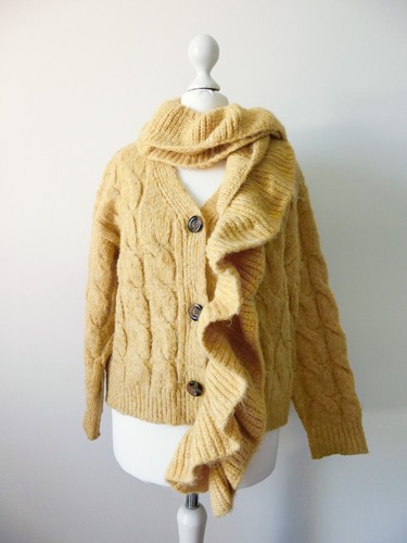Zara cardigan bambina senape - cardigan,