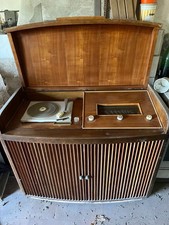 Mobile Stereo Philips anni ’50/’60 con giradischi e radio – Vintage d’arredo