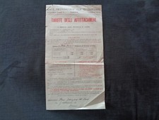 MANIFESTO 1948 VARESE TARIFFA AFFITTACAMERE BESANO PORTO CERESIO