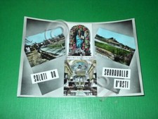 Cartolina Saluti da Serravalle d'Asti - Vedute diverse 1955 ca