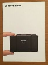 Brochure vintage "MINOX 35  ML"  e relativi accessori - in lingua italiana