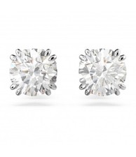 Orecchini a buco Swarovski Constella Simple bianchi rodio  5636712