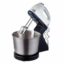 Frusta Elettrica Sbattitore Con Ciotola 7 Velocità Mixer Impastare 200 W Cucina