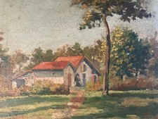 Pittura Olio Pannello Cartone