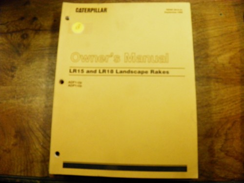 Cat caterpillar lr15 lr18 - caterpillar,