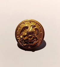 Bottone uniforme US Navy originale XIX secolo (buone condizioni)