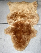 TAPPETO IN PELLE PELO LUNGO