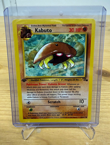 Pokémon kabuto fossil - kabuto, 50/62