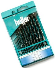 Set punte trapano HELLER 13 pz 2 mm 8 mm HSS R qualità tedesca legno plastica
