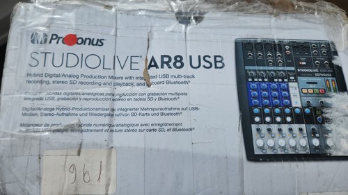 Mixer presonus studiolive ar8 - studiolive,