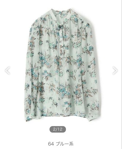 Blusa cravatta fiocco fiori