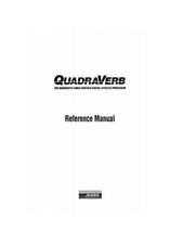 Alesis Quadraverb  Manuale Di