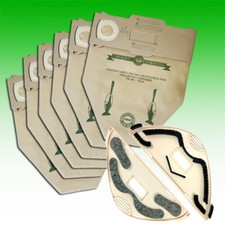 SACCHETTI FOLLETTO VK 130 VK 131 6pz+ SPAZZOLA RICAMBI PER VORWERK VK130 VK131