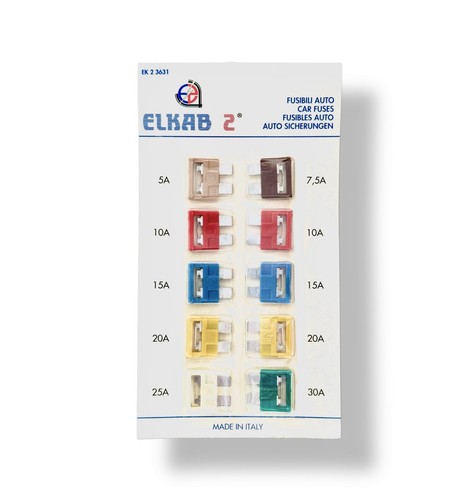 Kit fusibili per auto - per, 5a