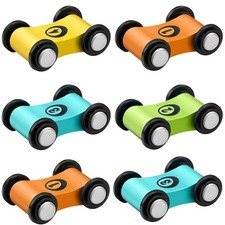 6 Pezzi Mini Auto in Legno