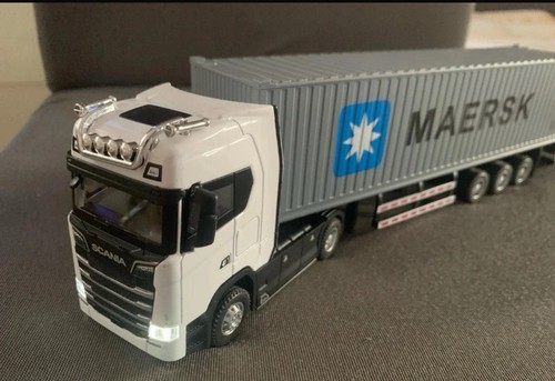 Camion scania porta container - camion,
