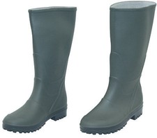 STIVALI IN PVC VERDI GINOCCHIO