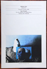 Michele Zaza Itinerario 1980 Manifesto Mostra Arte Roma Ugo Ferranti