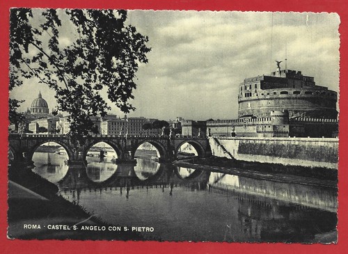 Cartolina italia roma - italia,