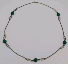 Collana BACHELITE E ARGENTO 925 Vintage Anni 50/60 Punzone 466 MI F.LLI STELLA 