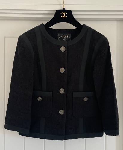 Giacca tweed nera - , chanel