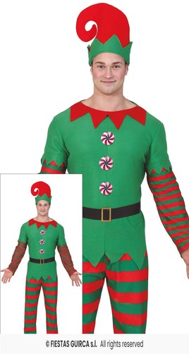 Guirca costume elfo adulto - elfo, 52