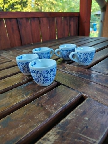 Set cinque caffè espresso