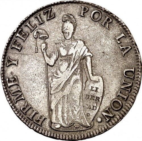 Perou rare reales argent - 8,