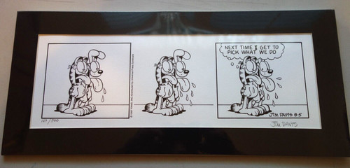 Jim davis garfield odie - jim, art