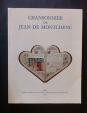 Musica spartiti - Chansonnier de Jean De Montchenu - 1991