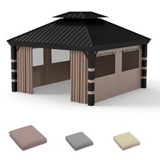 Gazebo Tende Privacy 10' x 10' con Zanzariere, 10'x10' Tenda Gazebo...