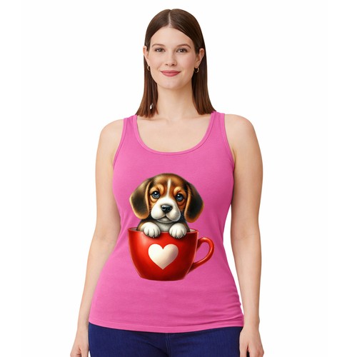 Canotta donna - , beagle