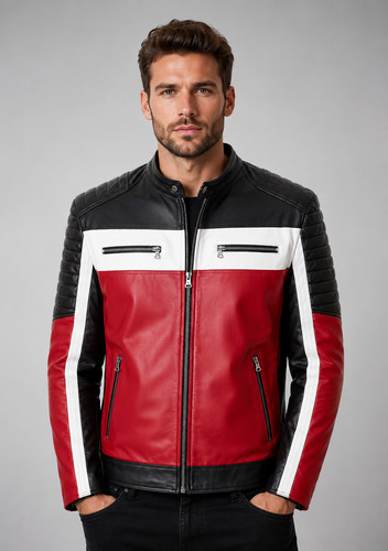 Giacca moto uomo - uomo, cafe