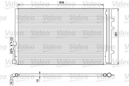 Valeo 814386 condenser - ,, air
