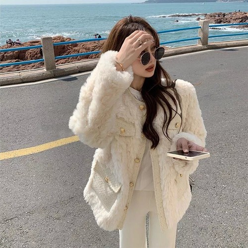 Giacca cappotto pelliccia - giacca,