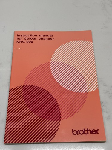 Brother krc 900 manuale - krc-900,