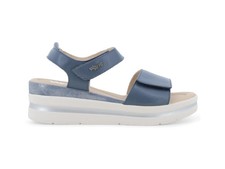 Melluso Sandalo in Pelle Blu