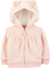 Hooded Sweater Jacket with