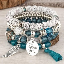 Bracciali In Perline Di