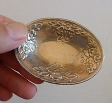 Vassoio con fiori in argento 800, vassoio con fiori in miniatura in argento