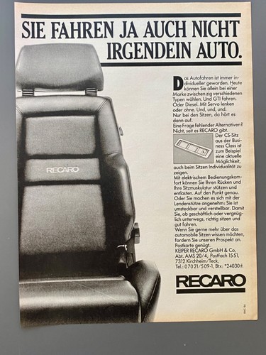 Recaro non guida - non, si