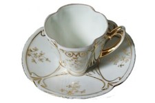 TAZZINA DA COLLEZIONE CON ORO ZECCHINO