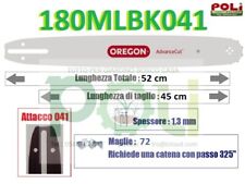 OREGON ADVANCECUT 180MLBK041 BARRA LAMA 45cm PASSO 325'' SPESS 1.3mm 72 MAGLIE