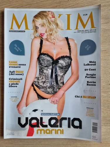 Maxim valeria marini febbraio - maxim,