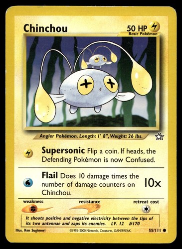 Pokemon chinchou 111 comune - pokemon,